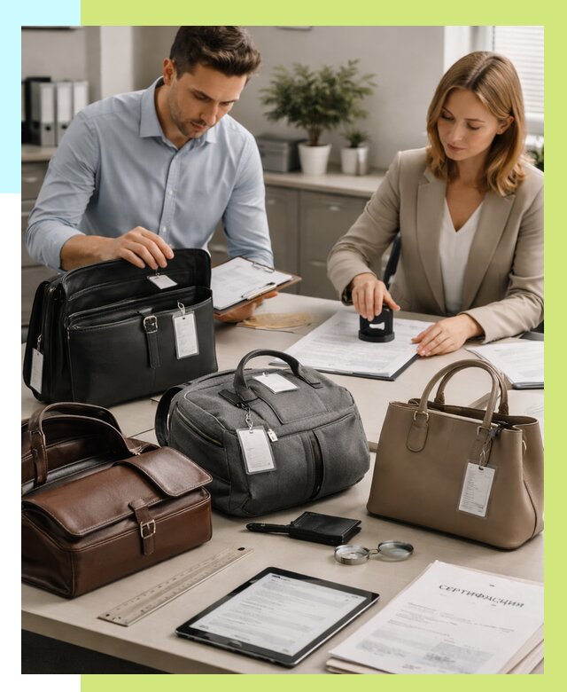 Сертификация сумок в Новодвинске от 7670 руб. | Алешин-Нвд