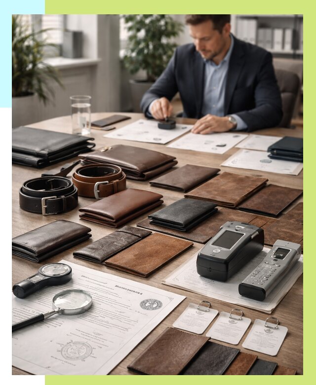 Сертификация кожаных изделий в Новодвинске от 12272 р. | Алешин-Нвд