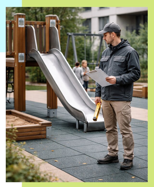 Сертификация детских площадок в Новодвинске от 25568 р. | Алешин-Нвд