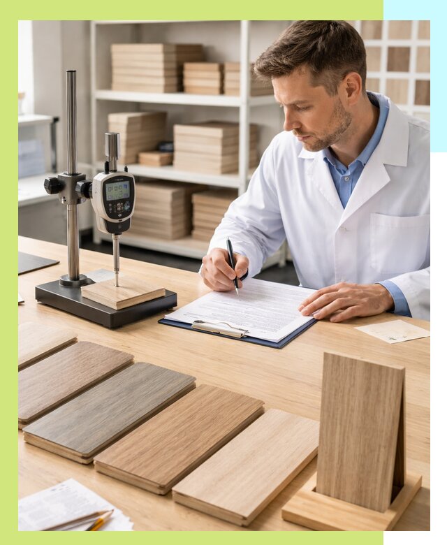 Сертификация ламината с испытаниями и оформлением документов в Новодвинске