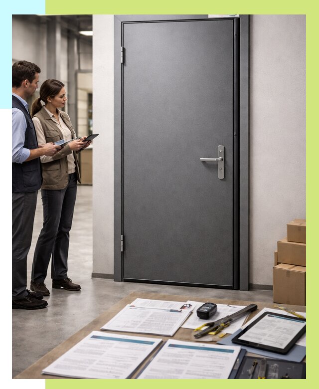 Сертификация противопожарных дверей в Новодвинске от 9204 р. | Алешин-Нвд