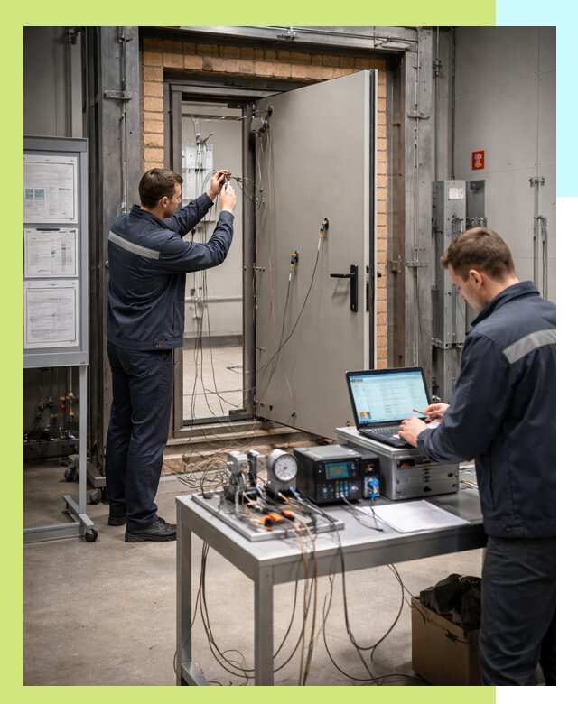 Сертификация противопожарных дверей в Новодвинске по ГОСТ и ТР