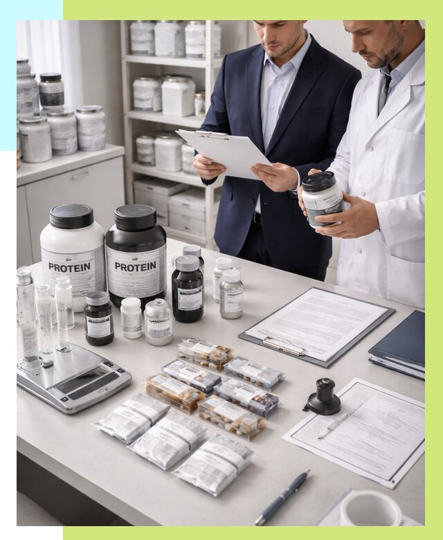 Сертификация спортивного питания в Новодвинске от 15341 р., Алешин-Нвд