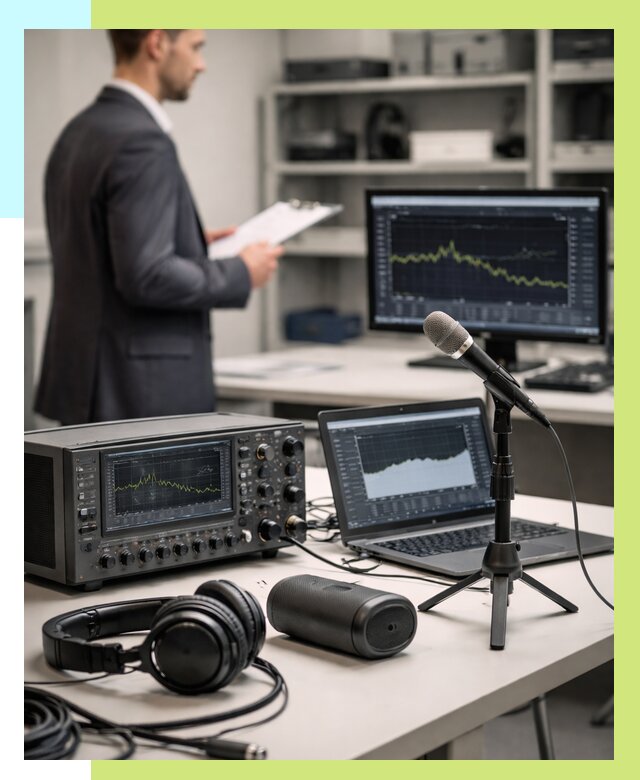 Сертификация аудиотехники в Новодвинске от 15341 р., Алешин-Нвд