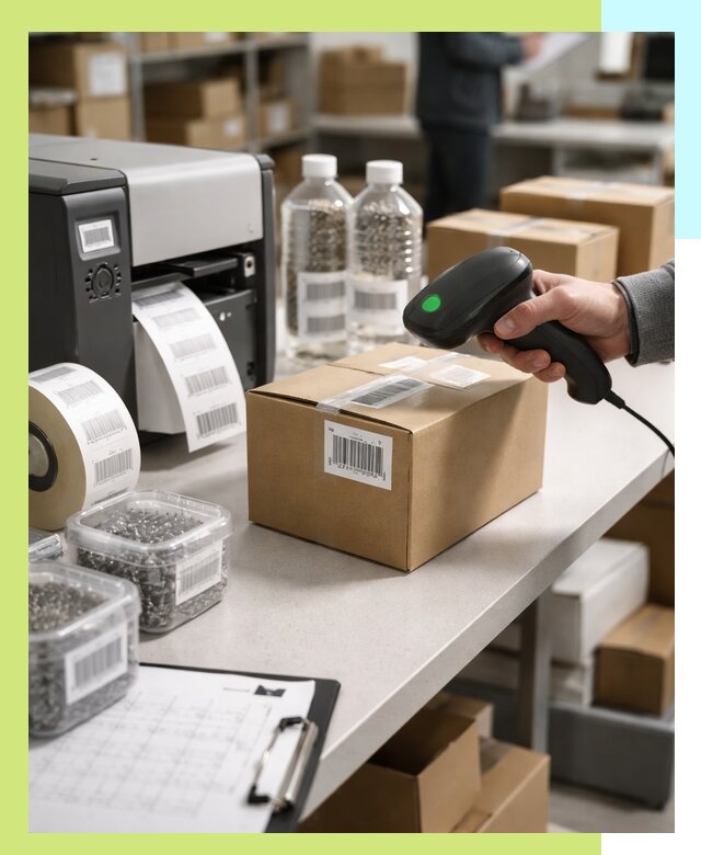 Штрихкодирование продукции и маркировка для продажи в Новодвинске