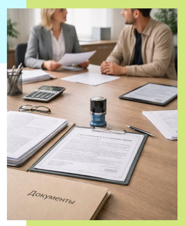 Сертификат соответствия на продукцию в Новодвинске от 15341 р.|Алешин-Нвд