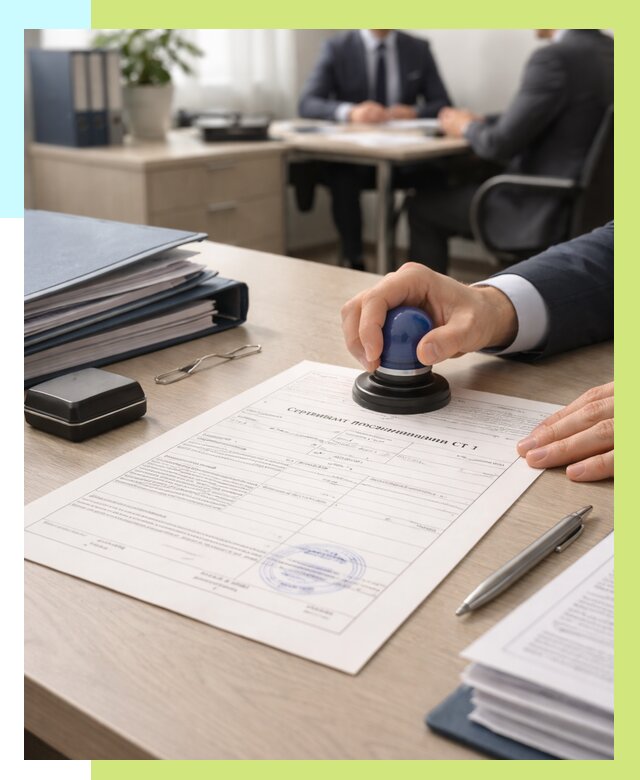 Сертификат происхождения СТ 1 в Новодвинске от 4602 р. | Алешин-Нвд