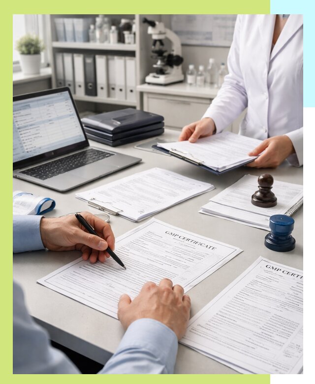 Оформление сертификата GMP в Новодвинске для фармпроизводства