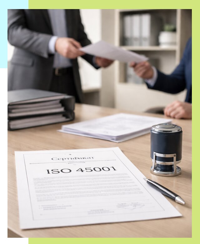 Сертификат ISO 45001 в Новодвинске под ключ от 46022 р. | Алешин-Нвд