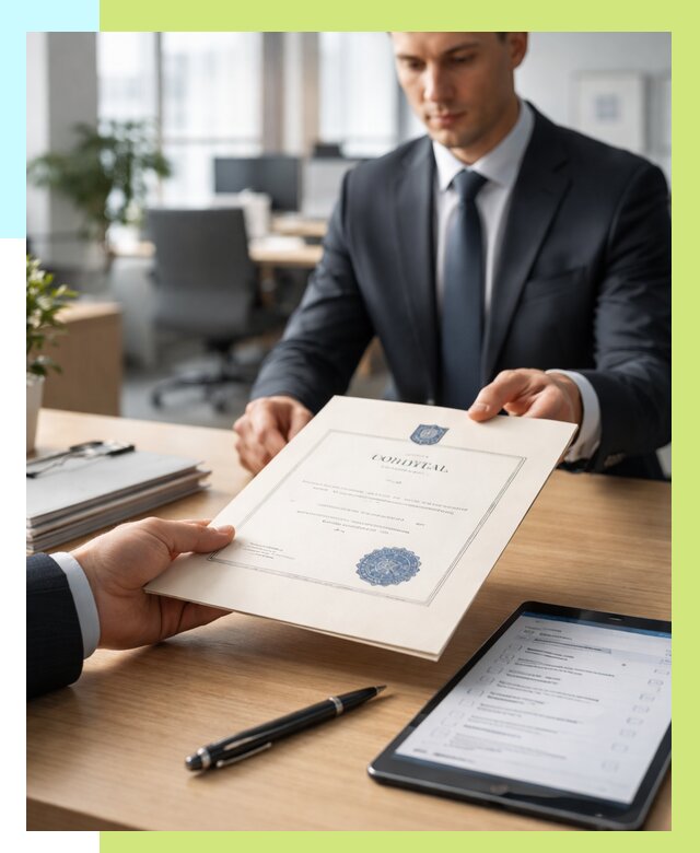 Сертификат ISO 30301 в Новодвинске от 35795 р. | Алешин-Нвд - под ключ