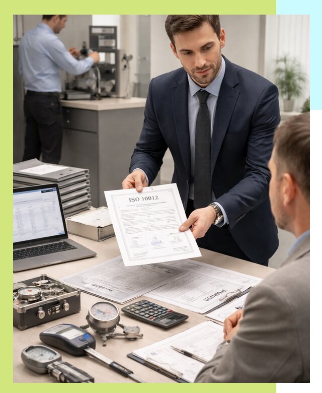 Выдача сертификата ISO 10012 по требованиям метрологии в Новодвинске