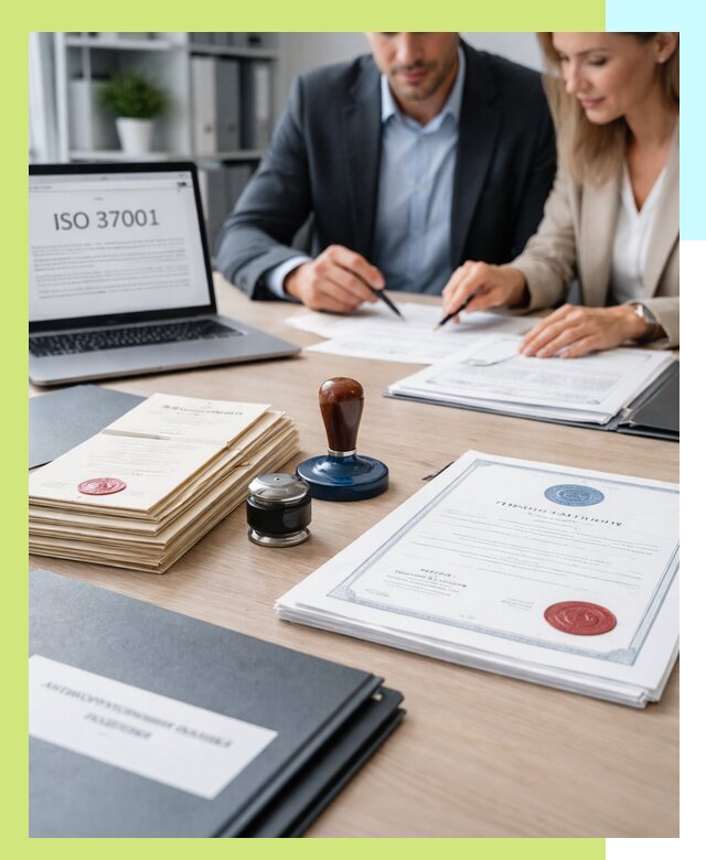 Получение сертификата ISO 37001 по системе борьбы с коррупцией в Новодвинске